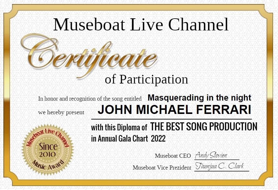 JOHN MICHAEL FERRARI - THE BEST SONG PRODUCTION